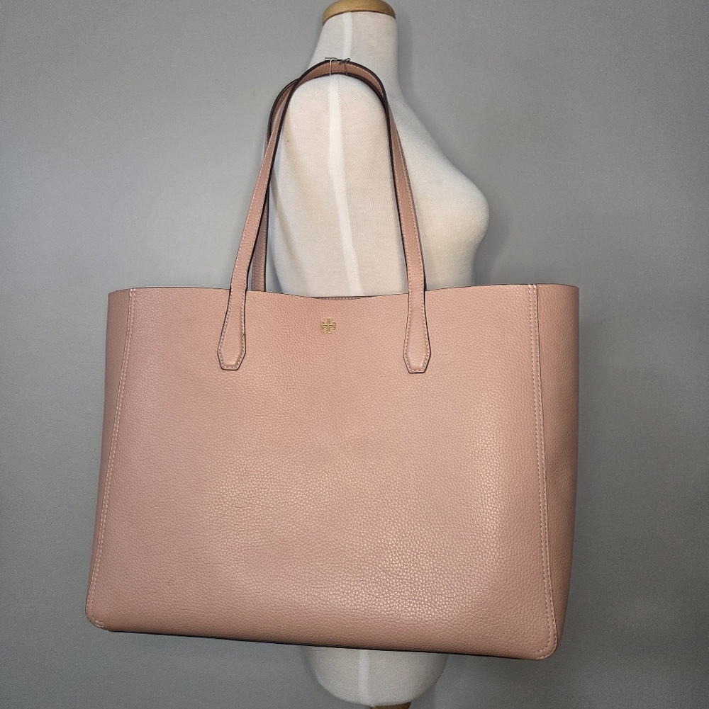 Tory Burch Blake Large Tote In Pink Moon